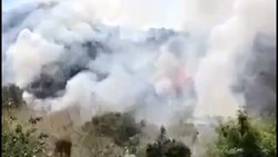 Lereng Perbukitan Junjung Tulungagung Terbakar Hebat