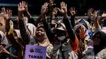 Petani Turun ke Jalan, Kawal RUU Reforma Agraria di Depan DPR