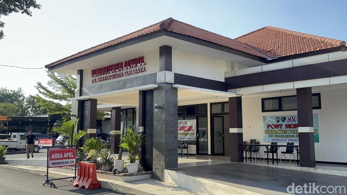 Posko DVI di RS Bhayangkara Polda Jatim