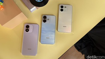 Ini dia Redmi Note 17 series dalam masing-masing hero color-nya. Ada yang menarik perhatianmu, detikers? Foto: Virgina Maulita Putri/detikINET
