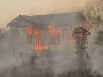 Rumah di Palangka Raya Hangus Terbakar, Api Merembet dari Kebakaran Lahan