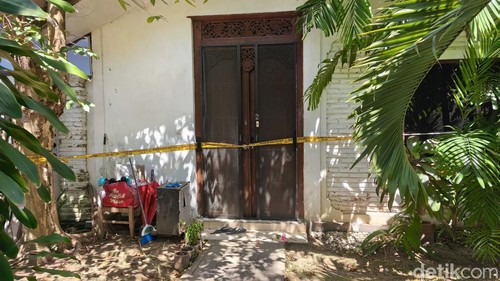 TKP penemuan jasad ayah dan dua orang anak di dalam bungalow di Legian, Kuta, Kabupaten Badung, Senin (14/9/2026).
