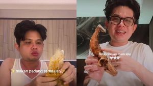 Uan Kaisar Hobi Makan Sambil Live Streaming, Lahap Nasi Padang hingga Lele