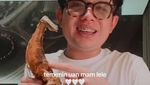 Uan Kaisar Hobi Makan Sambil Live Streaming, Lahap Nasi Padang hingga Lele