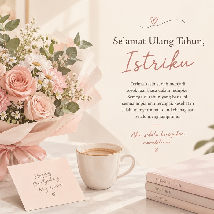 Ucapan Ulang Tahun untuk Istri