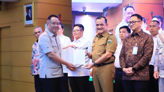 Wakil Gubernur Sumatera Selatan Cik Ujang saat menghadiri acara bincang santai terkait program GSMP