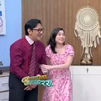 Amanda dan Andre juga memiliki perbedaan usia yang cukup jauh. Amanda yang lahir pada 1992 kini berusia 34 tahun, sedangkan Andre Taulany berusia 52 tahun pada tahun ini. Keduanya diketahui memiliki selisih usia sekitar 18 tahun. Foto: YouTube/TRANS7 Official