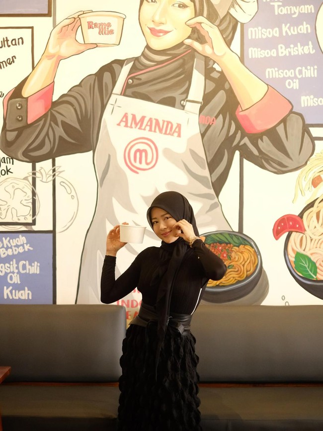 Chef Amanda Buka Usaha Mie, Jelaskan Alasan Jualan di Kampung