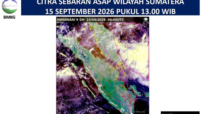 Citra satelit menunjukkan adanya pergerakan asap dari wilayah di sebelah selatan Riau. Angin saat ini dominan bergerak dari tenggara hingga barat daya menuju barat laut hingga utara. Pola tersebut memungkinkan massa udara dan asap dari wilayah selata