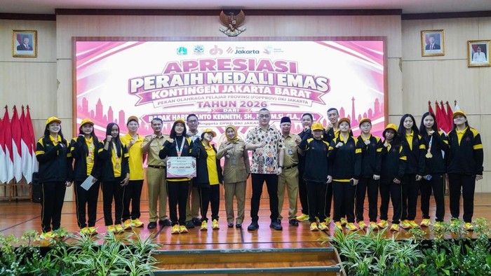 Jakbar Juara Popprov DKI Jakarta, Atletnya Dapat Bonus