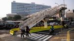 JPO Tengah Jalan Cawang Kini Dilengkapi Zebra Cross