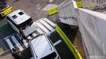 JPO Tengah Jalan Cawang Kini Dilengkapi Zebra Cross