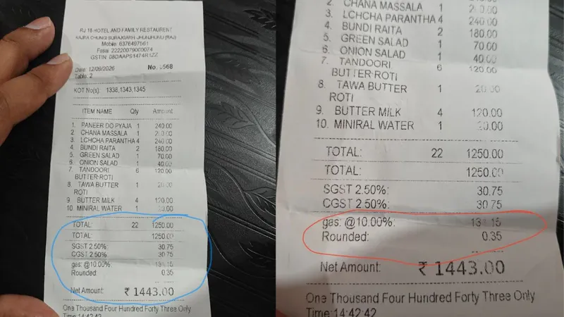 Makan di Restoran, Pria Ini Kaget Ditagih Biaya Tambahan 'Gas' Sebesar 10%