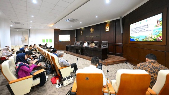 Focus Group Discussion (FGD) pembentukan Center of Excellence (CoE) PRKBI di Ruang Senat Rektorat Kampus USU, Senin (14/9/2026).
