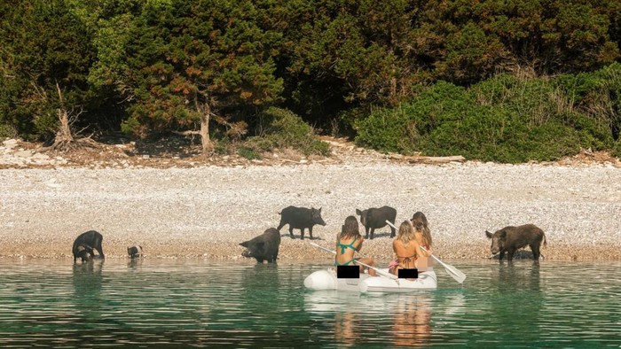 Pulau Atokos di Yunani