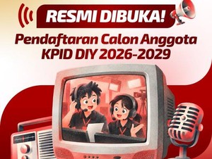 KPID DIY Buka Rekrutmen Anggota Baru, Cek Syaratnya di Sini