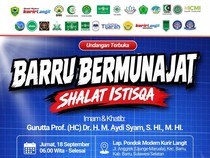 27 Lembaga di Barru Gagas Salat Minta Hujan Imbas Kekeringan
