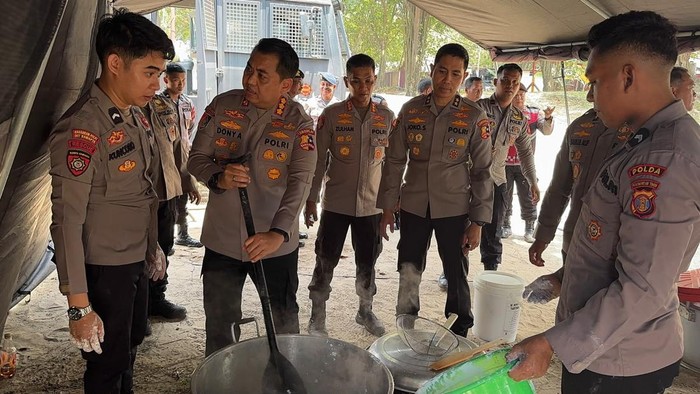 Serdik Sespimti Dikreg ke-36 uji coba X-Fire dalam penanganan karhutla di Kaltim, Selasa (15/9/2026).