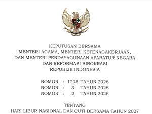 Link Download PDF SKB 3 Menteri Terbaru dan Daftar 26 Tanggal Merah 2027