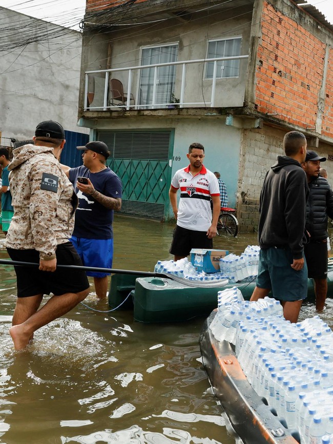Banjir Landa Sao Paulo Brasil, 110 Keluarga Mengungsi