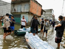 Banjir Landa Sao Paulo Brasil, 110 Keluarga Mengungsi