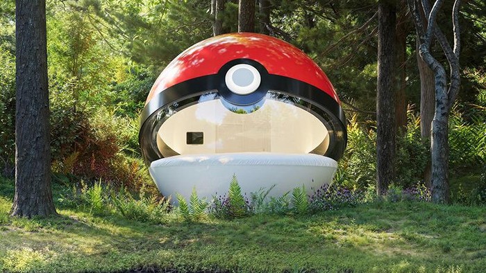 Hotel bertema Pokemon dengan bentuk poke ball di Jepang