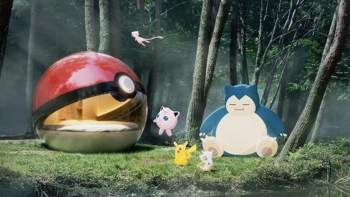 Hotel bertema Pokemon dengan bentuk poke ball di Jepang