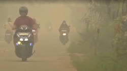 Video: Seburuk Ini Kabut Asap di Kalimantan, Penyakit ISPA Tak Terhindarkan