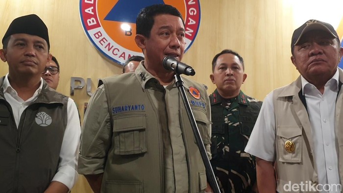 Kepala BNPB Letjen TNI Suharyanto.