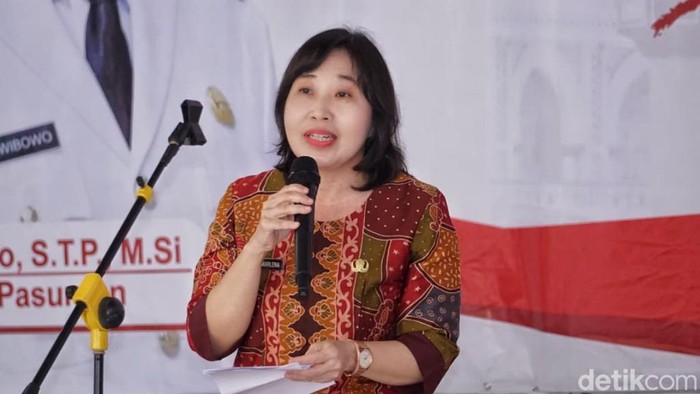 Kepala Dinas Kesehatan (Dinkes) Kota Pasuruan dr Shierly Marlena
