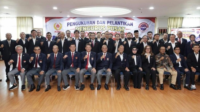 Pengurus Pusat Kickboxing Indonesia (PP KBI) periode 20262030 di bawah kepemimpinan Ngatino resmi dilantik di Gedung KONI Pusat, Senayan, Jakarta, Rabu (16/9/2026).