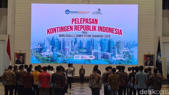Pelepasan Kontingen RI untuk bertanding di WorldSkills Competition Shanghai 2026.