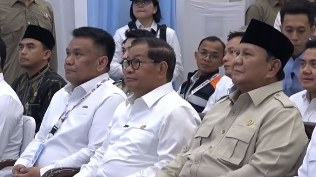 Presiden Prabowo Subianto dan Gubernur DKI Jakarta, Pramono Anung saat menghadiri peresmian LRT Jakarta Jalur Kelapa Gading-Manggarai, Jakarta, Rabu (16/9/2026). Presiden Prabowo Subianto dan Gubernur DKI Jakarta, Pramono Anung saat menghadiri peresmian LRT Jakarta Jalur Kelapa Gading-Manggarai, Jakarta, Rabu (16/9/2026). (Tangkapan Layar Youtube/Sekretariat Presiden)