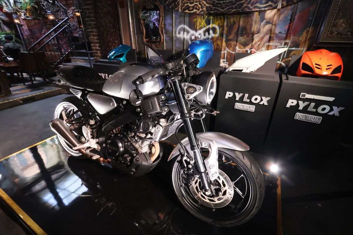 Pakai Pylox Premium, Atenx Katros Ungkap Tips Repaint Motor