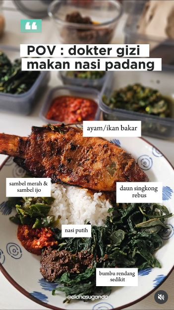 Trik Makan Nasi Padang