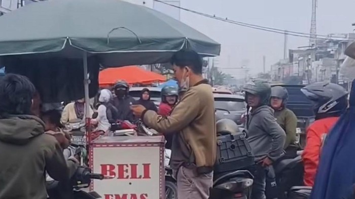 Video viral saat keributan. (Foto: dok. Medsos)