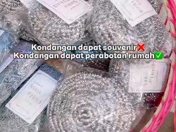 Viral Pernikahan Unik di Kaltim: Tamu Bawa Pulang Sabut Cuci Piring dan Sikat!
