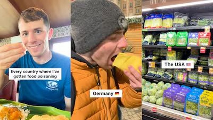 Wah! Bule Amerika Ini Sebut di Negara Mana Saja Dirinya Keracunan Makanan