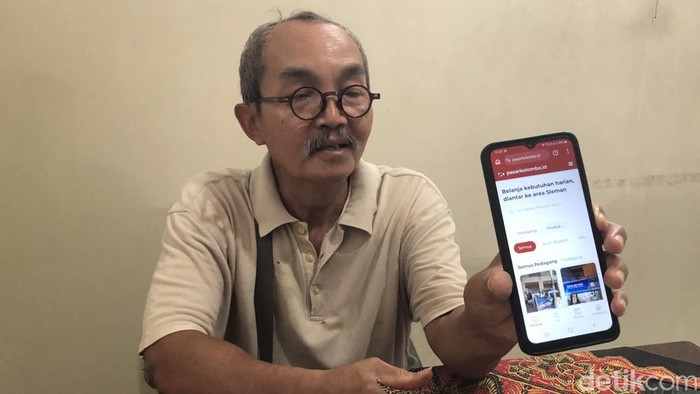 Belanja di Pasar Kolombo Sleman kini bisa lewatt website pasarkolombo.id, Kamis (17/9/2026).