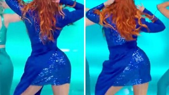 Meghan Trainor menyadari bahwa area pinggang ke bawahnya diedit dalam video musik Me Too. Itu tanpa persetujuannya. Foto: meghantrainor via Bored Panda