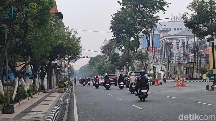 Kabut asap mulai menyelimuti Kota Balikpapan