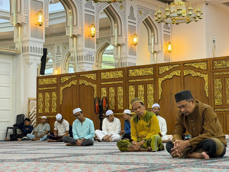 Masjid Jamek Razaleigh di Distrik Gua Musang, Kelantan, Malaysia. Dibangun pada 2016 dan dibuka pada 1 April 2022.