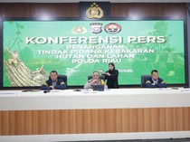 3.387,7 Hektare Lahan Terbakar, Polda Riau Tetapkan 61 Orang Tersangka