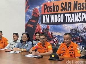 Belum Temukan Korban Hilang, Basarnas Berupaya Angkat Bangkai Kapal Virgo