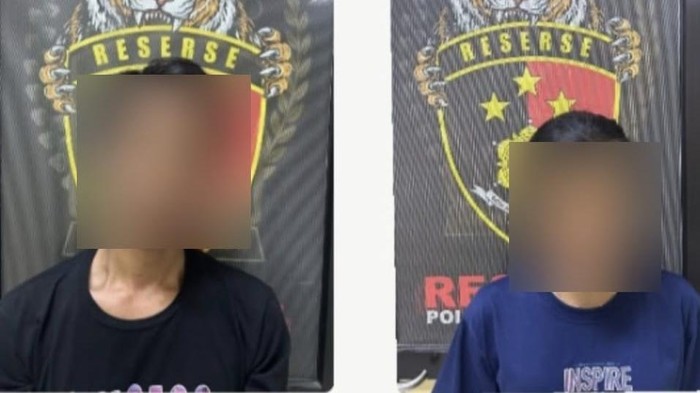 Sejoli kekasih ditahan di Polres Boyolali usai mencuri di rumah warga. Diunggah Kamis (17/9/2026).