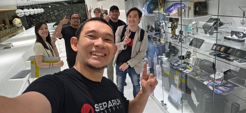 Pertemuan developer Indonesia Separuh Interactive dengan Hideo Kojima di Jepang