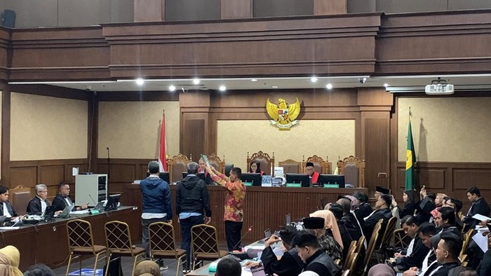 Sidang kasus dugaan korupsi kuota haji tambahan tahun 2023-2024 (Mulia/detikcom)