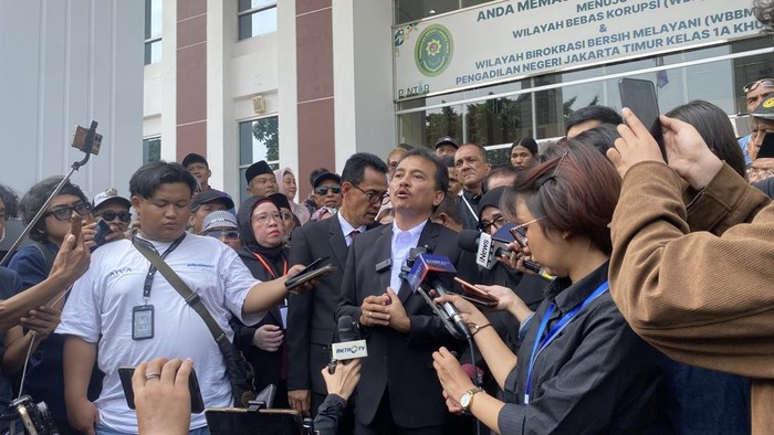 Sidang Roy Suryo di PN Jaktim (Devi/detikcom)