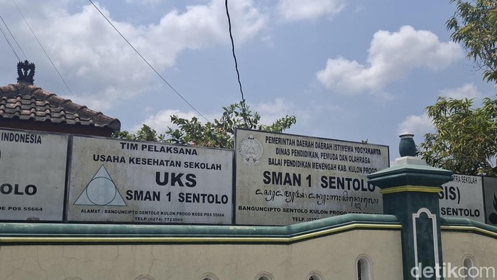 SMAN 1 Sentolo Kulon Progo.Foto diambil Kamis (17/9/2026).
