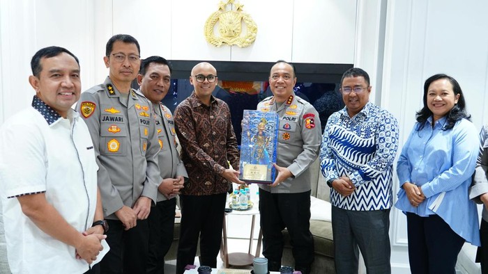 Wakpolri menerima jajaran SMA Kemala Taruna Bhayangkara